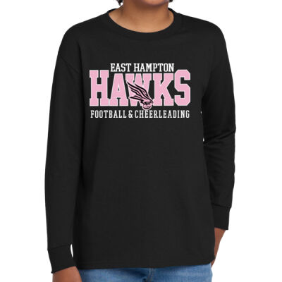 Youth Long Sleeve T Pink Logo Thumbnail